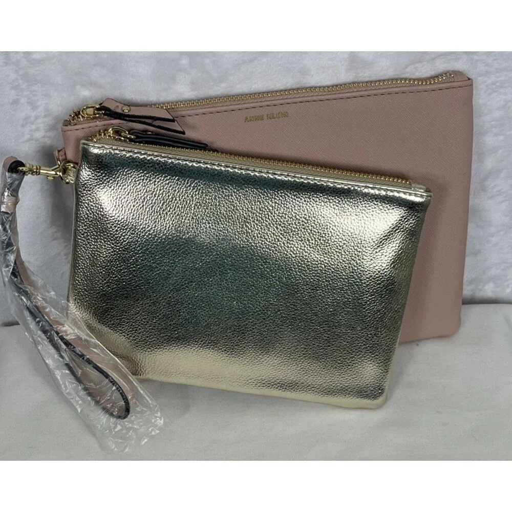 Anne Klein 2 Pack Wristlets Pink Gold NEW